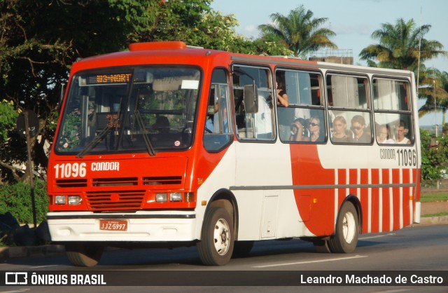 Condor Transportes Urbanos 11096 na cidade de Brasília, Distrito Federal, Brasil, por Leandro Machado de Castro. ID da foto: 12088098.