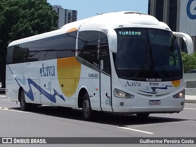 Aava RJ 666.002 na cidade de Rio de Janeiro, Rio de Janeiro, Brasil, por Guilherme Pereira Costa. ID da foto: 12087336.