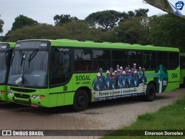 SOGAL - Sociedade de Ônibus Gaúcha Ltda. 094 na cidade de Canoas, Rio Grande do Sul, Brasil, por Emerson Dorneles. ID da foto: 12087405.