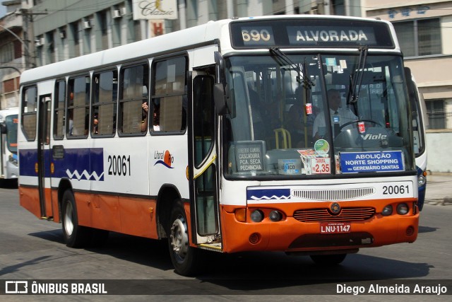 Transportes Litoral Rio 20061 na cidade de Rio de Janeiro, Rio de Janeiro, Brasil, por Diego Almeida Araujo. ID da foto: 12088085.