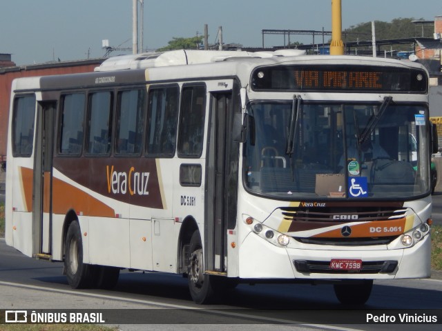 Auto Ônibus Vera Cruz DC 5.061 na cidade de Duque de Caxias, Rio de Janeiro, Brasil, por Pedro Vinicius. ID da foto: 12087360.