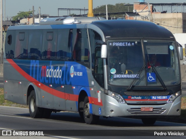 Transportes Machado RJ 162.081 na cidade de Duque de Caxias, Rio de Janeiro, Brasil, por Pedro Vinicius. ID da foto: 12087371.