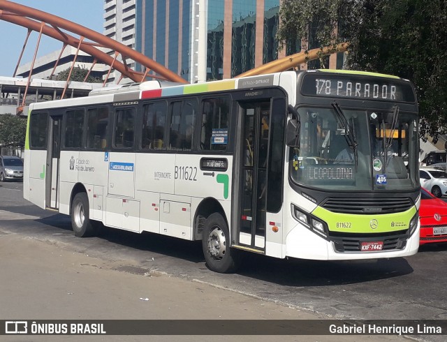 Viação Vila Real B11622 na cidade de Rio de Janeiro, Rio de Janeiro, Brasil, por Gabriel Henrique Lima. ID da foto: 12088911.
