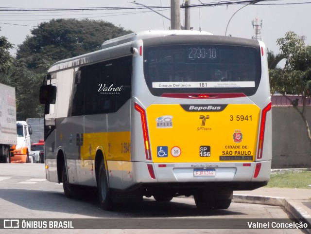 Upbus Qualidade em Transportes 3 5941 na cidade de São Paulo, São Paulo, Brasil, por Valnei Conceição. ID da foto: 12088161.