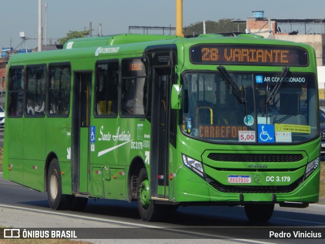 Transportes Santo Antônio DC 3.179 na cidade de Duque de Caxias, Rio de Janeiro, Brasil, por Pedro Vinicius. ID da foto: 12087428.