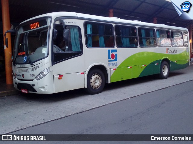Socaltur - Sociedade de Ônibus Capivarense Ltda. 15011 na cidade de Novo Hamburgo, Rio Grande do Sul, Brasil, por Emerson Dorneles. ID da foto: 12087434.