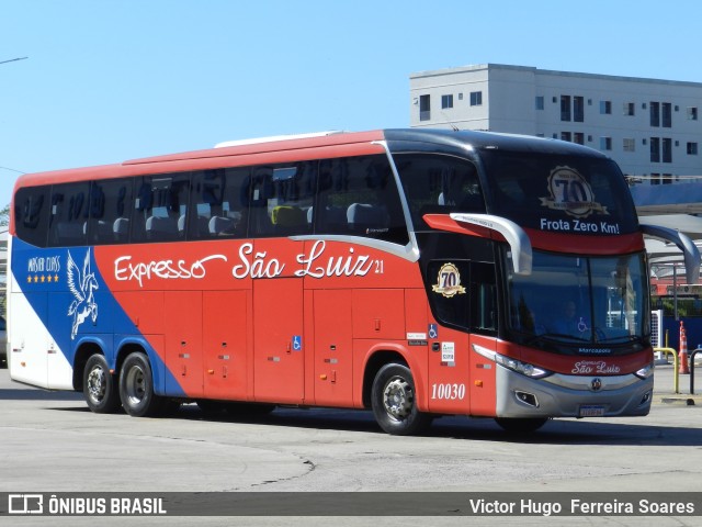 Expresso São Luiz 10030 na cidade de Goiânia, Goiás, Brasil, por Victor Hugo  Ferreira Soares. ID da foto: 12087616.