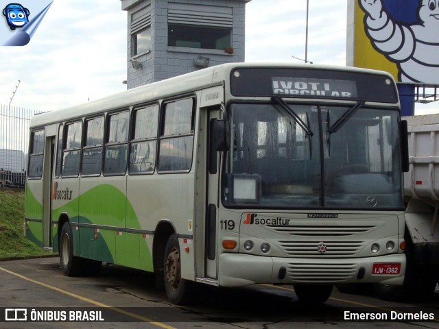 Socaltur - Sociedade de Ônibus Capivarense Ltda. 119 na cidade de Porto Alegre, Rio Grande do Sul, Brasil, por Emerson Dorneles. ID da foto: 12087496.