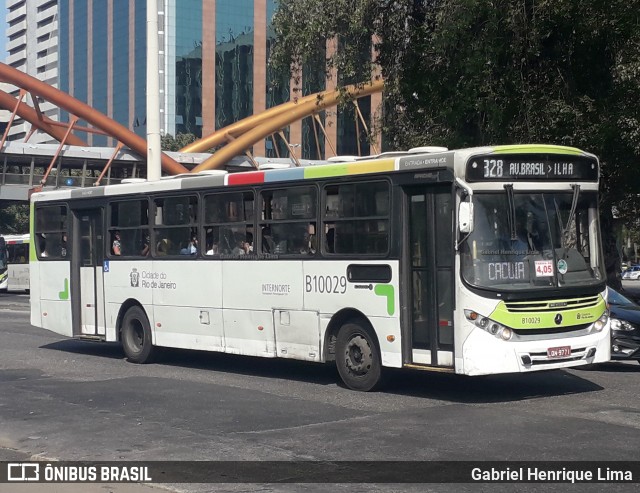 Transportes Paranapuan B10029 na cidade de Rio de Janeiro, Rio de Janeiro, Brasil, por Gabriel Henrique Lima. ID da foto: 12088675.