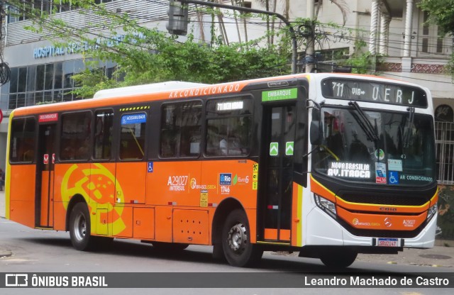 Empresa de Transportes Braso Lisboa A29027 na cidade de Rio de Janeiro, Rio de Janeiro, Brasil, por Leandro Machado de Castro. ID da foto: 12088064.