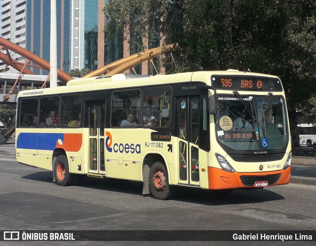Coesa Transportes RJ 117.082 na cidade de Rio de Janeiro, Rio de Janeiro, Brasil, por Gabriel Henrique Lima. ID da foto: 12088920.