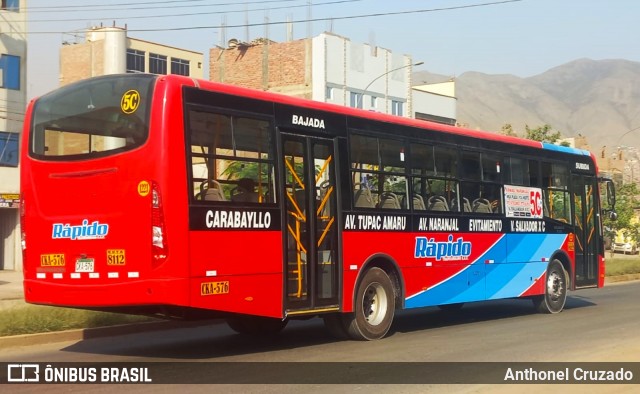 Rápido Transurbano 1223 na cidade de Carabayllo, Lima, Lima Metropolitana, Peru, por Anthonel Cruzado. ID da foto: 12088580.