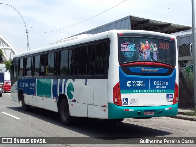Transportes Campo Grande D53640 na cidade de Rio de Janeiro, Rio de Janeiro, Brasil, por Guilherme Pereira Costa. ID da foto: 12087323.