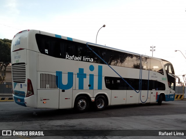 UTIL - União Transporte Interestadual de Luxo 11708 na cidade de Niterói, Rio de Janeiro, Brasil, por Rafael Lima. ID da foto: 12087852.