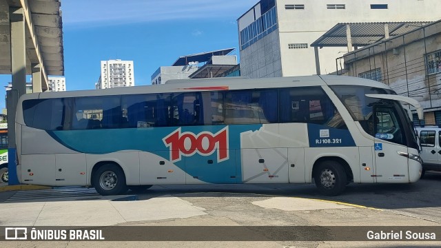 Auto Viação 1001 RJ 108.321 na cidade de Nilópolis, Rio de Janeiro, Brasil, por Gabriel Sousa. ID da foto: 12087954.