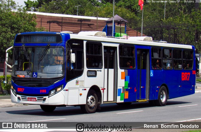 BR7 Mobilidade 3105 na cidade de São Bernardo do Campo, São Paulo, Brasil, por Renan  Bomfim Deodato. ID da foto: 12088401.