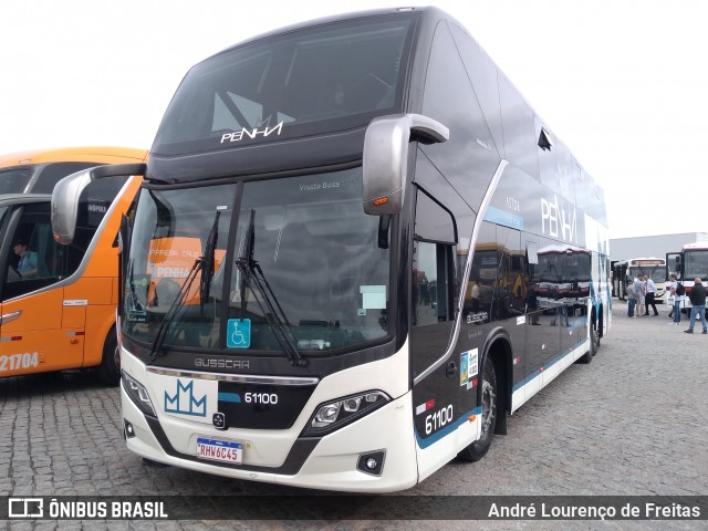 Empresa de Ônibus Nossa Senhora da Penha 61100 na cidade de Curitiba, Paraná, Brasil, por André Lourenço de Freitas. ID da foto: 12088489.