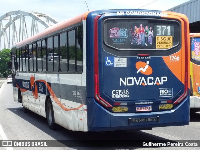 Viação Novacap C51536 na cidade de Rio de Janeiro, Rio de Janeiro, Brasil, por Guilherme Pereira Costa. ID da foto: 12088586.