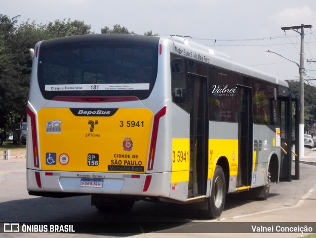 Upbus Qualidade em Transportes 3 5941 na cidade de São Paulo, São Paulo, Brasil, por Valnei Conceição. ID da foto: 12088158.
