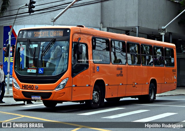 Auto Viação Redentor HI040 na cidade de Curitiba, Paraná, Brasil, por Hipólito Rodrigues. ID da foto: 12088563.