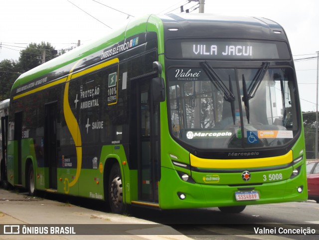 Upbus Qualidade em Transportes 3 5008 na cidade de São Paulo, São Paulo, Brasil, por Valnei Conceição. ID da foto: 12088190.