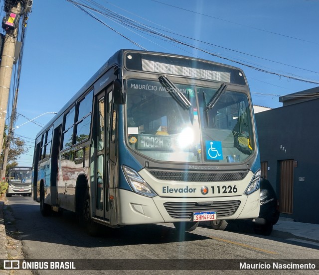 Milênio Transportes 11226 na cidade de Belo Horizonte, Minas Gerais, Brasil, por Maurício Nascimento. ID da foto: 12088958.