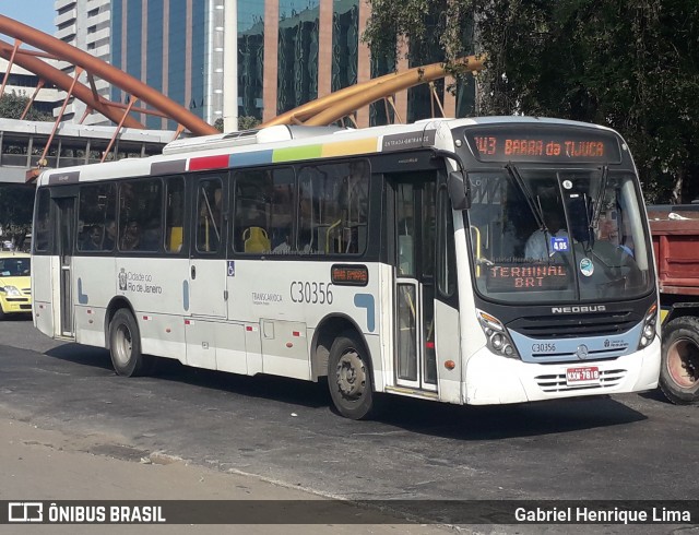 Transportes Futuro C30356 na cidade de Rio de Janeiro, Rio de Janeiro, Brasil, por Gabriel Henrique Lima. ID da foto: 12088923.