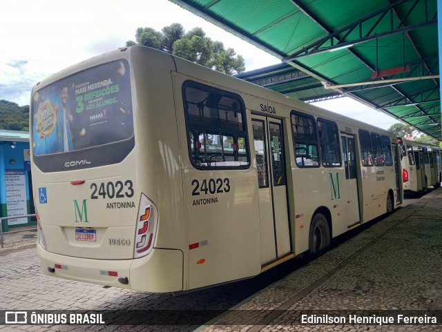 Viação Antonina 24023 na cidade de Almirante Tamandaré, Paraná, Brasil, por Edinilson Henrique Ferreira. ID da foto: 12088101.