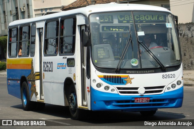 Transportes Estrela 82620 na cidade de Rio de Janeiro, Rio de Janeiro, Brasil, por Diego Almeida Araujo. ID da foto: 12088062.