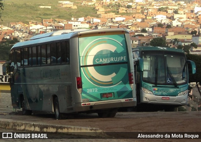 Auto Viação Camurujipe 2872 na cidade de Jaguaquara, Bahia, Brasil, por Alessandro da Mota Roque. ID da foto: 12088783.