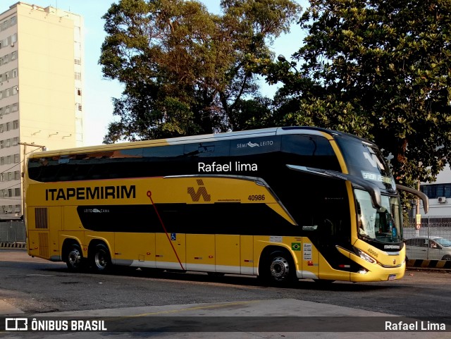 Viação Nova Itapemirim 40986 na cidade de Niterói, Rio de Janeiro, Brasil, por Rafael Lima. ID da foto: 12087858.