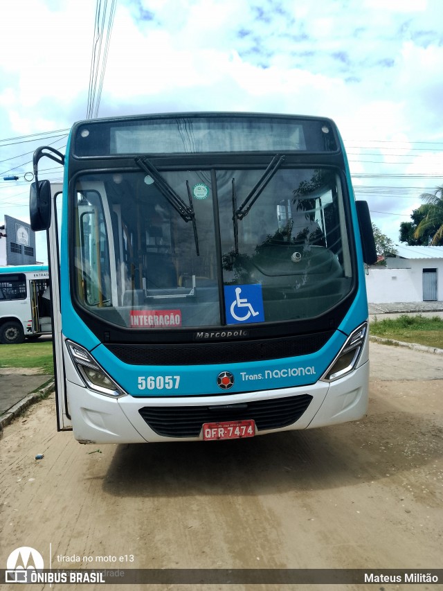 Reunidas Transportes >  Transnacional Metropolitano 56057 na cidade de Bayeux, Paraíba, Brasil, por Mateus Militão. ID da foto: 12089839.