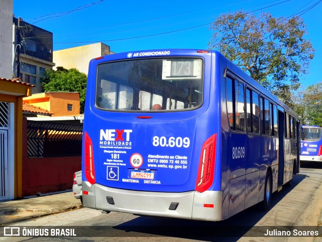 Next Mobilidade - ABC Sistema de Transporte 80.609 na cidade de Santo André, São Paulo, Brasil, por Juliano Soares. ID da foto: 12089785.