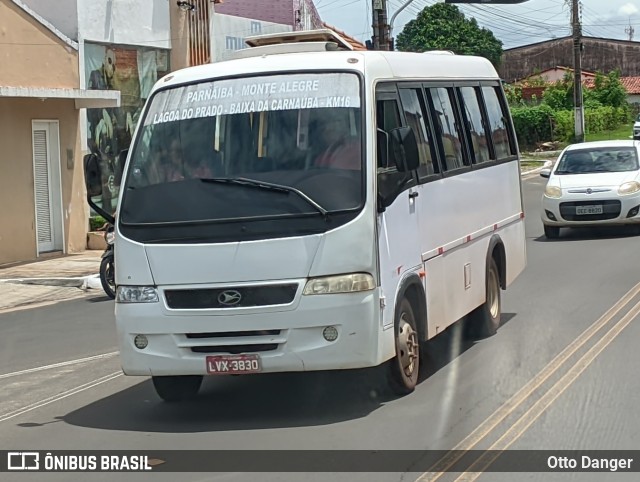 Ônibus Particulares 3830 na cidade de Parnaíba, Piauí, Brasil, por Otto Danger. ID da foto: 12090623.