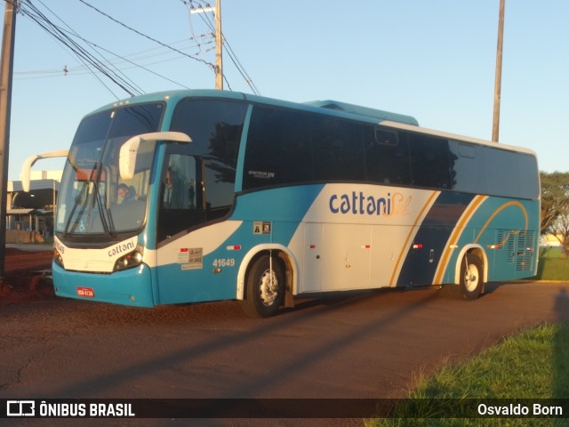 Cattani Sul Transportes e Turismo 41649 na cidade de Cascavel, Paraná, Brasil, por Osvaldo Born. ID da foto: 12090299.