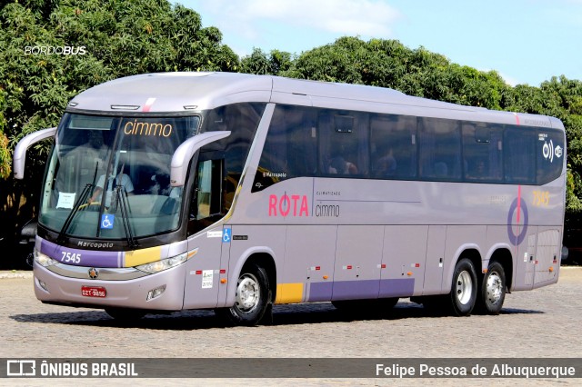 Rota Transportes Rodoviários 7545 na cidade de Vitória da Conquista, Bahia, Brasil, por Felipe Pessoa de Albuquerque. ID da foto: 12089805.