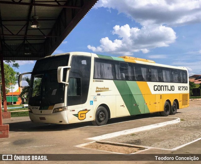 Empresa Gontijo de Transportes 12750 na cidade de Jeremoabo, Bahia, Brasil, por Teodoro Conceição. ID da foto: 12090963.