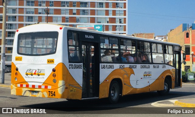 ETUL 4 S.A. 754 na cidade de Chorrillos, Lima, Lima Metropolitana, Peru, por Felipe Lazo. ID da foto: 12089118.