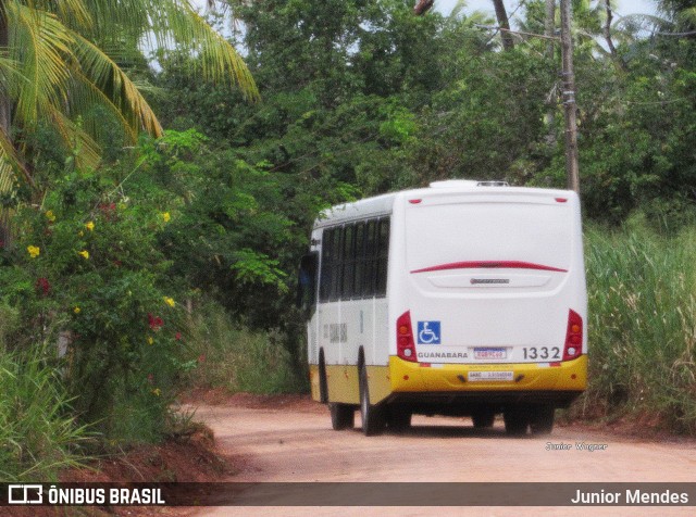 Transportes Guanabara 1332 na cidade de Extremoz, Rio Grande do Norte, Brasil, por Junior Mendes. ID da foto: 12089889.