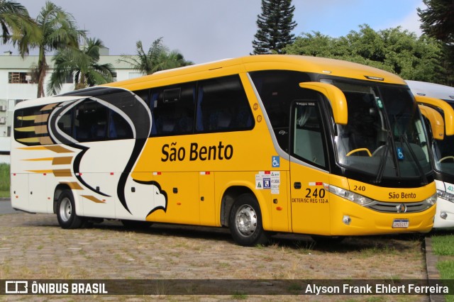 Expresso São Bento 240 na cidade de Jaraguá do Sul, Santa Catarina, Brasil, por Alyson Frank Ehlert Ferreira. ID da foto: 12090791.