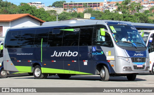 Jumbo Turismo 523 na cidade de São Paulo, São Paulo, Brasil, por Juarez Miguel Duarte Junior. ID da foto: 12090784.