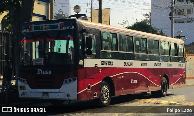 ETUSA 104 na cidade de Chorrillos, Lima, Lima Metropolitana, Peru, por Felipe Lazo. ID da foto: 12089113.