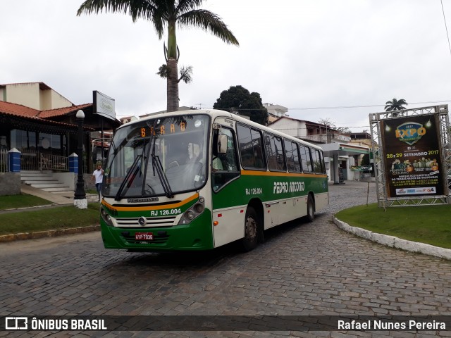 Empresa de Ônibus e Turismo Pedro Antônio RJ 126.004 na cidade de Vassouras, Rio de Janeiro, Brasil, por Rafael Nunes Pereira. ID da foto: 12089678.