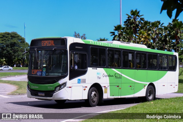Caprichosa Auto Ônibus C27109 na cidade de Rio de Janeiro, Rio de Janeiro, Brasil, por Rodrigo Coimbra. ID da foto: 12089473.