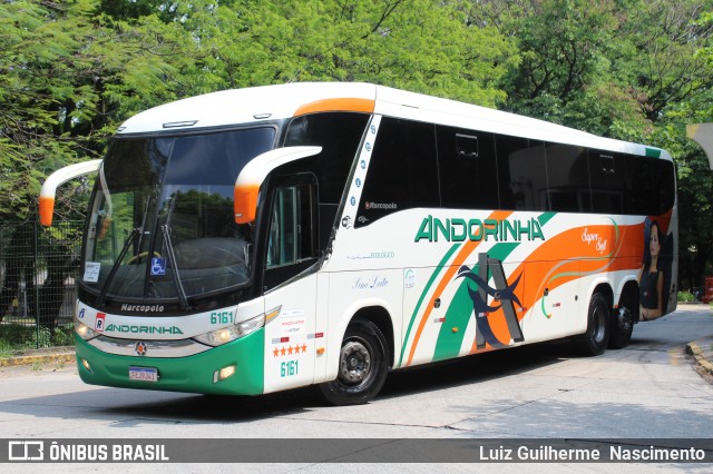 Empresa de Transportes Andorinha 6161 na cidade de São Paulo, São Paulo, Brasil, por Luiz Guilherme  Nascimento. ID da foto: 12089613.