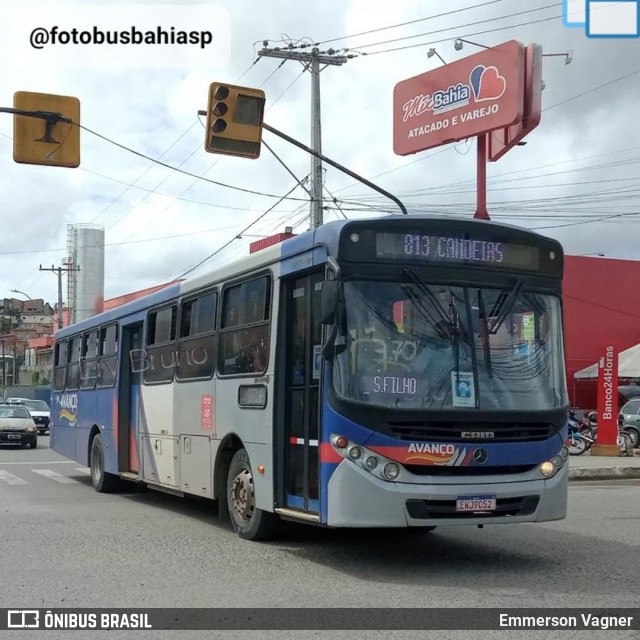 Avanço Transportes 3040 na cidade de Simões Filho, Bahia, Brasil, por Emmerson Vagner. ID da foto: 12091283.