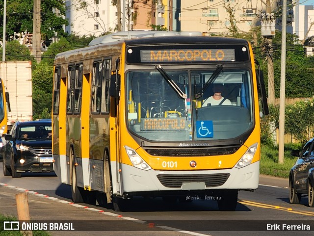 Companhia Carris Porto-Alegrense 0101 na cidade de Campos dos Goytacazes, Rio de Janeiro, Brasil, por Erik Ferreira. ID da foto: 12089136.