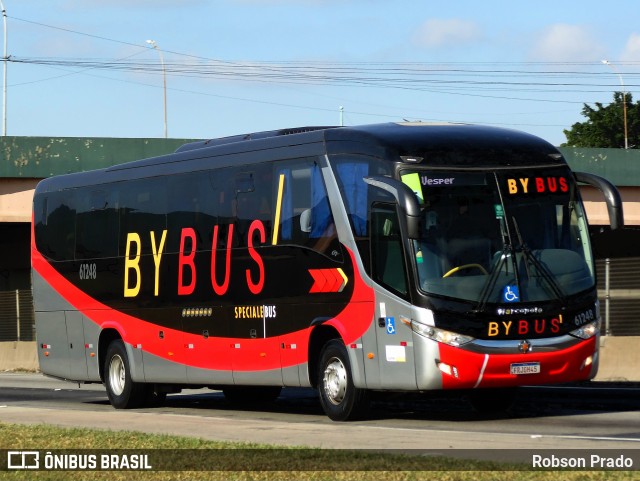 By Bus Transportes Ltda 61248 na cidade de São José dos Campos, São Paulo, Brasil, por Robson Prado. ID da foto: 12089530.