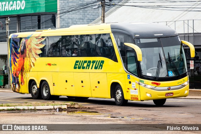 Eucatur - Empresa União Cascavel de Transportes e Turismo 5005 na cidade de Cascavel, Paraná, Brasil, por Flávio Oliveira. ID da foto: 12090859.