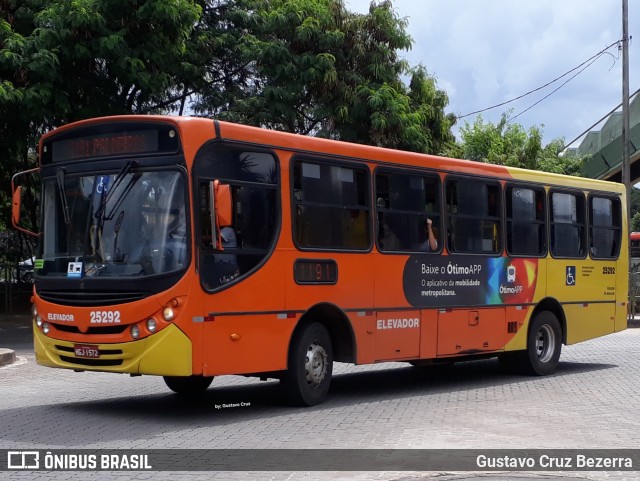 Autotrans > Turilessa 25292 na cidade de Contagem, Minas Gerais, Brasil, por Gustavo Cruz Bezerra. ID da foto: 12090431.